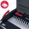 GBC CombBind® CB15 manuelle Bindemaschine, Kammbindemaschine, Manuell, 165 Blatt, Schwarz, Rot