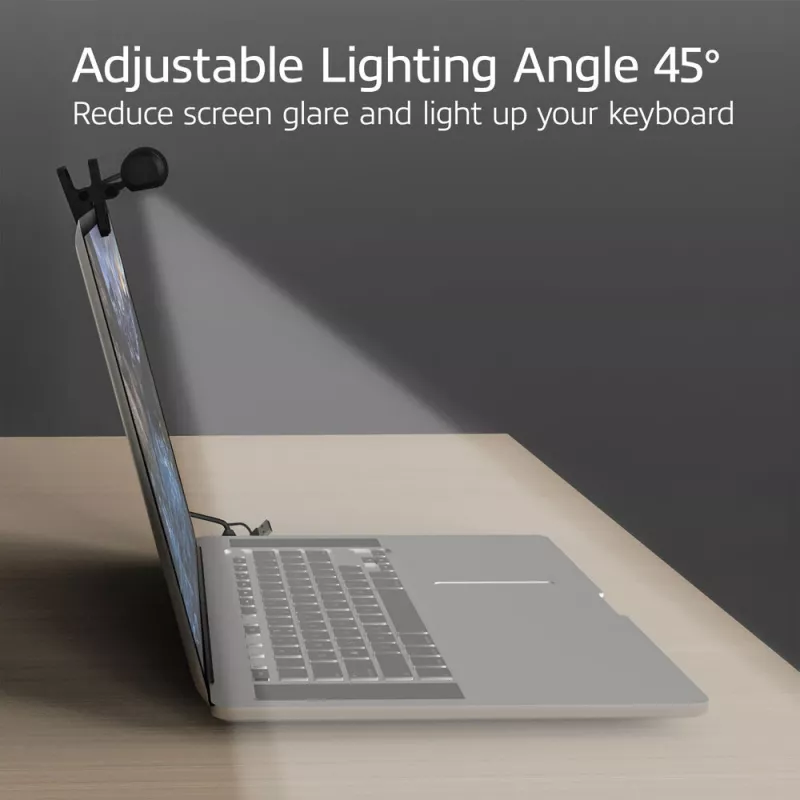 Ansteckbare Laptop-LED-Leuchtleiste ACT AC8050, dimmbar, USB-betrieben
