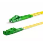 Glasfaser-Patchkabel EQUIP E2000/APC auf LC/APC 5,00 m SM Duplex OS2 Gelb