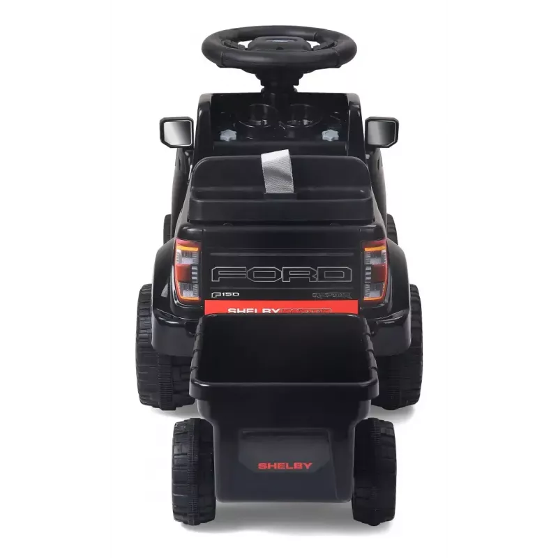 Rutschauto Jamara Shelby Ford F-150 Raptor – batteriebetrieben, 1 Sitz, 4 Räder, schwarz