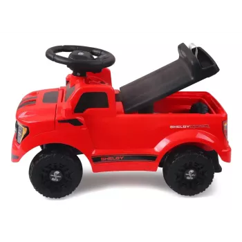 Rutschauto Jamara Shelby Ford F-150 Raptor – batteriebetrieben, 1 Sitz, 4 Räder, schwarz/rot