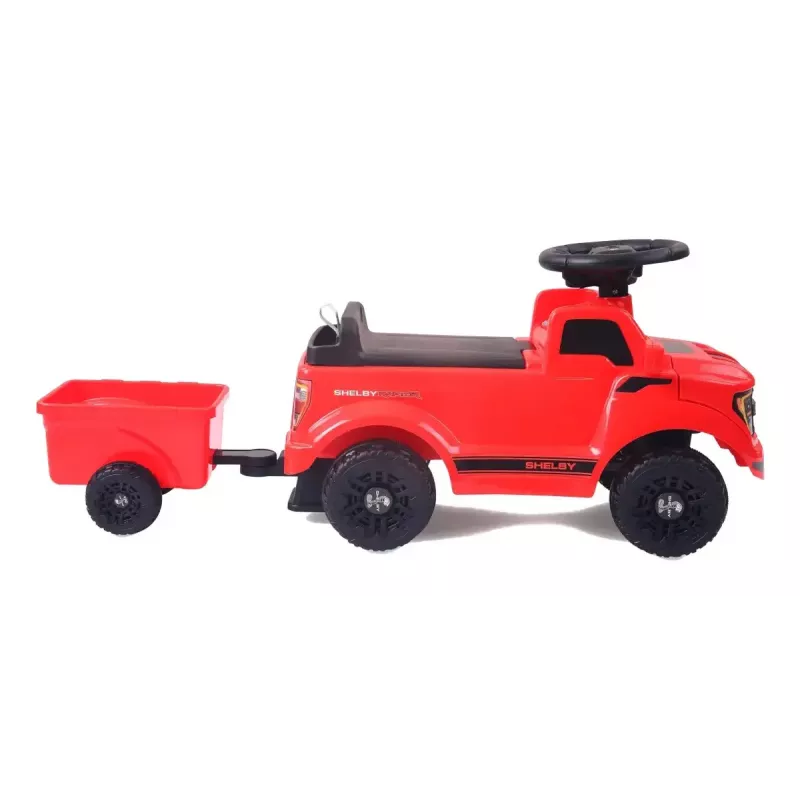 Rutschauto Jamara Shelby Ford F-150 Raptor – batteriebetrieben, 1 Sitz, 4 Räder, schwarz/rot