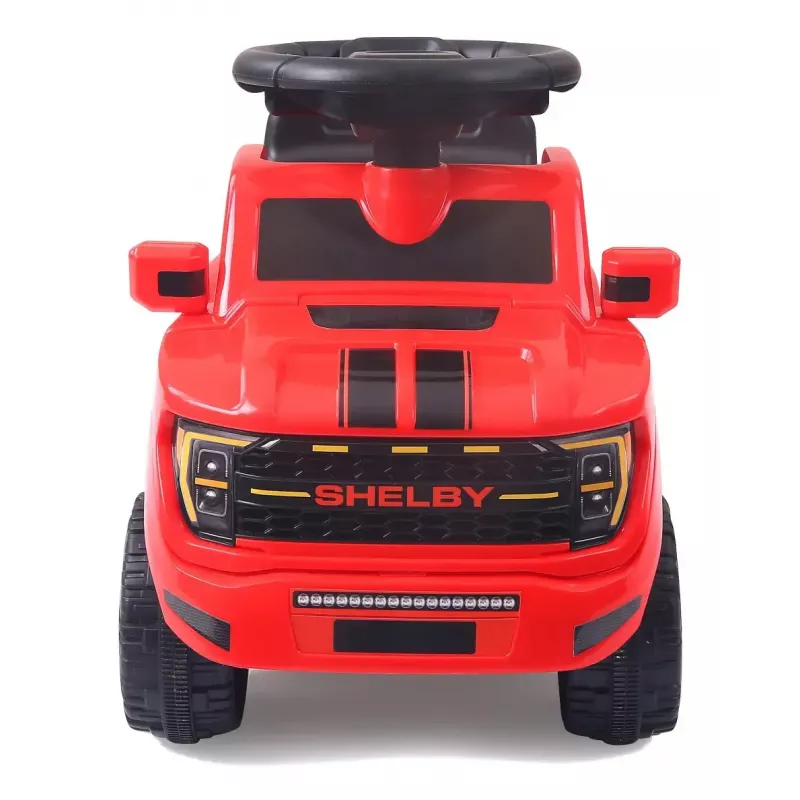 Rutschauto Jamara Shelby Ford F-150 Raptor – batteriebetrieben, 1 Sitz, 4 Räder, schwarz/rot