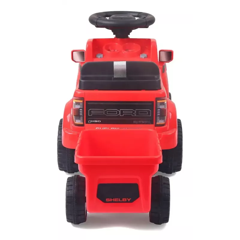 Rutschauto Jamara Shelby Ford F-150 Raptor – batteriebetrieben, 1 Sitz, 4 Räder, schwarz/rot