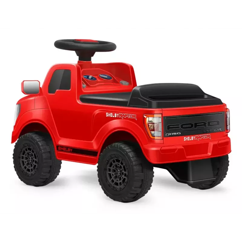 Rutschauto Jamara Shelby Ford F-150 Raptor – batteriebetrieben, 1 Sitz, 4 Räder, schwarz/rot
