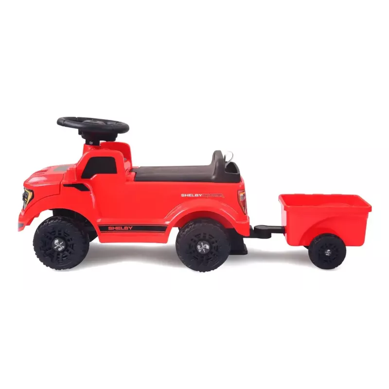 Rutschauto Jamara Shelby Ford F-150 Raptor – batteriebetrieben, 1 Sitz, 4 Räder, schwarz/rot