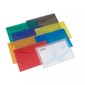 Rexel Popper Wallet A4 sortierte Farben, Polypropylen, 25 Stück
