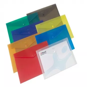 Rexel Popper Wallet A4 sortierte Farben, Polypropylen, 25 Stück
