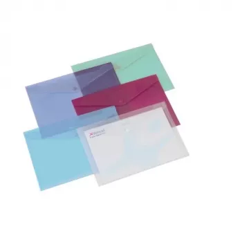 Rexel Popper Wallet A4 Assorted (6), A4, Polypropylen (PP), Mehrfarbig, 150 Blatt, 335 mm, 235 mm