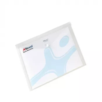 Rexel Popper Wallet A4 Weiß (5), A4, Polypropylen (PP), Weiß, 150 Blatt, 335 mm, 235 mm