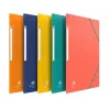 ELBA Boston Corner Elastic Folder, A4, sortiert, Karton 0,5 mm, mit Beschriftungslasche – 10er-Pack (120515.20)