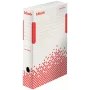 Esselte Archivbox Speedbox FSC® 80 mm, Papier, Weiß, A4, Querformat/Hochformat, 80 mm, 250 mm