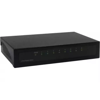 Unmanaged Switch Dexlan 891008 8 Ports Gigabit Ethernet Schwarz