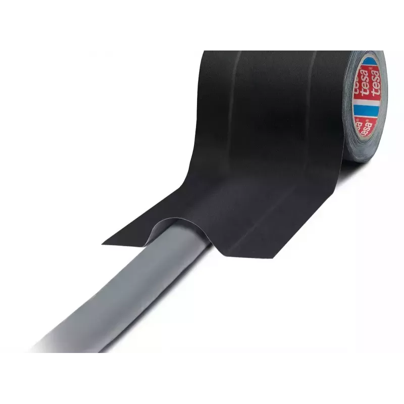 Tape TESA 4611 Schwarz 25 m Kautschuk