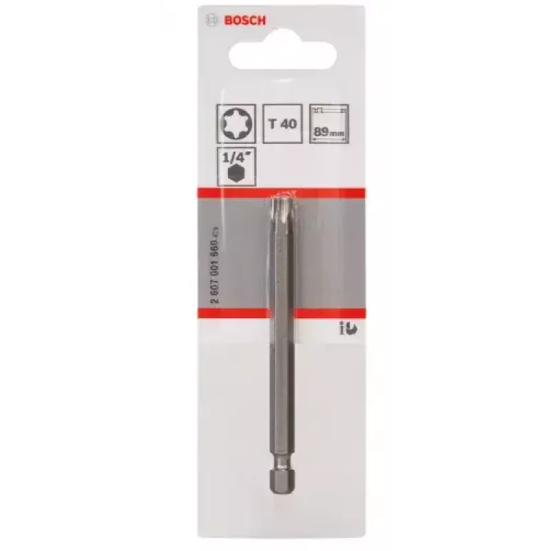 Schrauberbit Bosch 2607001660 T40 extra hart 89 mm 1 Stk.