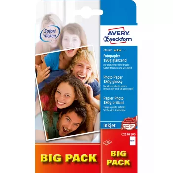 Fotopapier Avery Classic Inkjet 10x15cm 180g