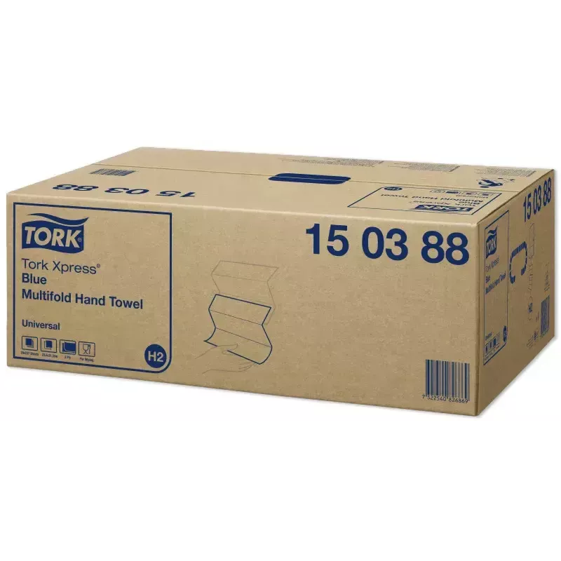 Tork 150388 237 Blatt Papierhandtücher Blau