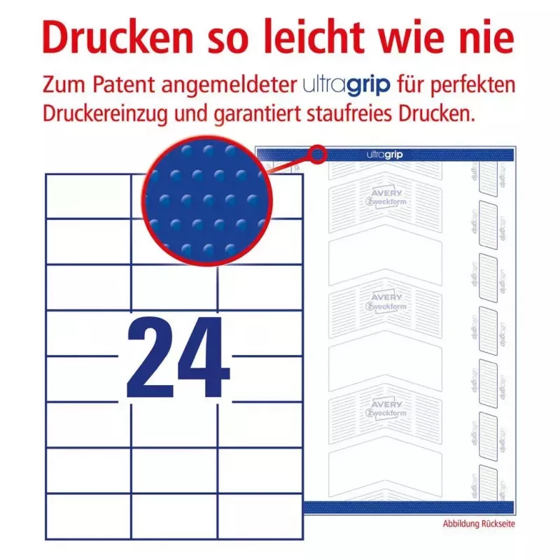 Selbstklebendes Etikett Rechteck AVERY 3474-10