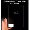 Selbstklebendes Etikett Rechteck AVERY 3474-10