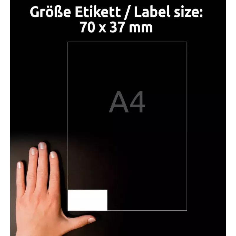Selbstklebendes Etikett Rechteck AVERY 3474-10