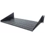 Intellinet 19 Zoll Ausleger-Fachboden, 2HE, 2-Punkt-Frontmontage, 250 mm Tiefe, max. 25 kg, Schwarz, drei Jahre Garantie