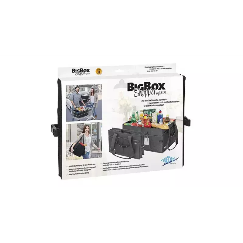 Aufbewahrungskorb Wedo 58 2531 Schwarz Quadratisch Polyester