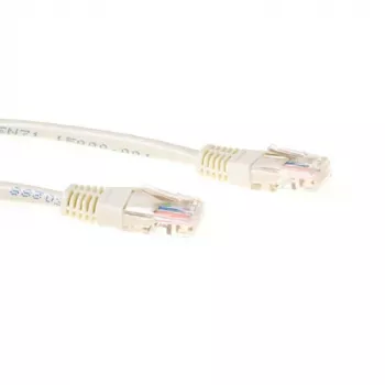 ACT Ivory 15 Meter U/UTP CAT5E Patchkabel mit RJ45-Steckern