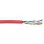 Patchkabel ACT CAT5E U/UTP Litze Rot 100 m