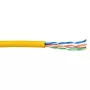 Patchkabel ACT CAT5E U/UTP flexibel Gelb 100m