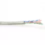 Patchkabel ACT CAT6 U/UTP Litze 100m Elfenbein