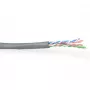 Patchkabel ACT CAT6 U/UTP Litze Grau 100m