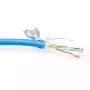 Patchkabel ACT CAT5E F/UTP LSZH Litze Blau 100m