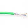 CAT5E F/UTP LSZH flexibles Patchkabel ACT FP770H Grün 100m
