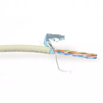 ACT CAT5E F/UTP LSZH Litze Patchkabel Elfenbein 100m