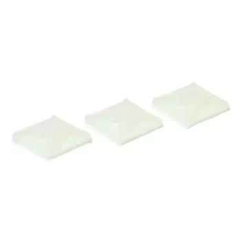 ACT Kabelbinderhalterung selbstklebend, maximale Breite 4,60 mm, Transparent, Nylon, 100 Stück