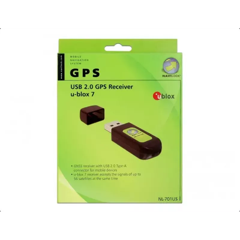 GPS-Empfängermodul USB Navilock NL-701US