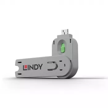 Lindy USB Typ-A Port-Blocker-Schlüssel, Grün