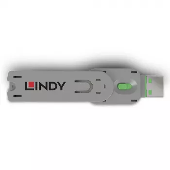 Lindy USB Typ-A Port-Blocker-Schlüssel, Grün