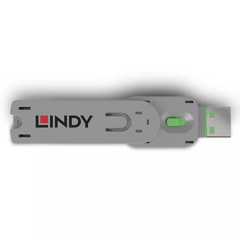 Lindy USB Typ-A Port-Blocker-Schlüssel, Grün