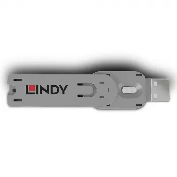 Lindy USB Typ-A Port-Blocker-Schlüssel, weiß