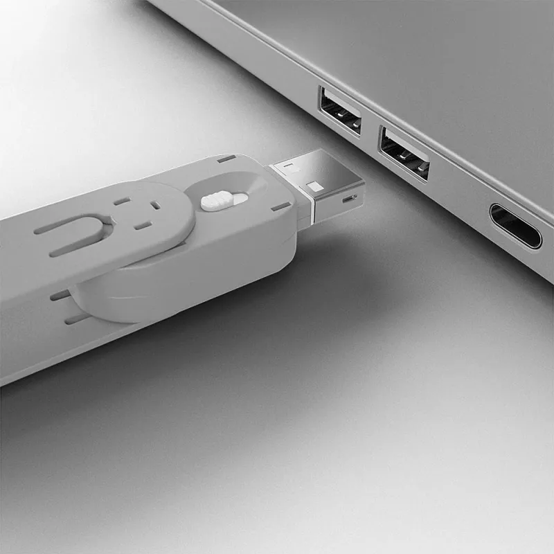 Lindy USB Typ-A Port-Blocker-Schlüssel, weiß