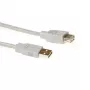 USB 2.0 A Stecker – USB A Buchse Elfenbein 5,00 m, ACT, SB2205