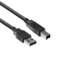 USB-Kabel ACT USB 2.0 A Stecker - USB B Stecker 3,00 m