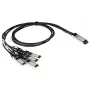 Skylane Optics DAPSSM0310G0228 InfiniBand-/Glasfaserkabel 3 m SFP+ 4x SFP+ Durchgangskabel Schwarz