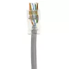 ACT RJ45 (8P/8C) CAT6 Easyconnect ungeschirmter modularer Steckverbinder für Rundkabel mit massiven oder flexiblen Leitern
