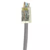 ACT RJ45 (8P/8C) CAT6 easyconnect geschirmter Modularstecker für Rundkabel mit massiven oder flexiblen Adern