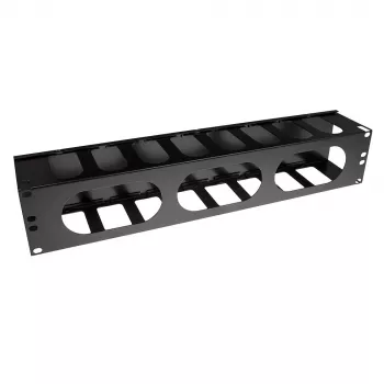 ACT DUCT Kabelmanagement-Panel mit Abdeckung 2U