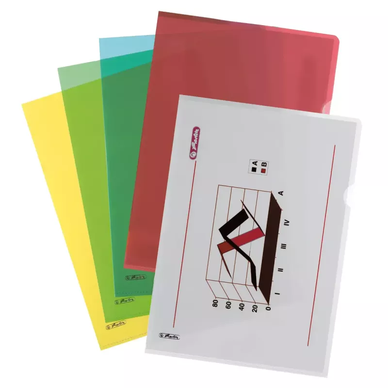 Mappe Herlitz 50009084 Polypropylen (PP) Sortierte Farben A4