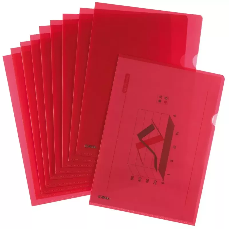 Mappe Herlitz 50009091 Polypropylen (PP) Rot A4