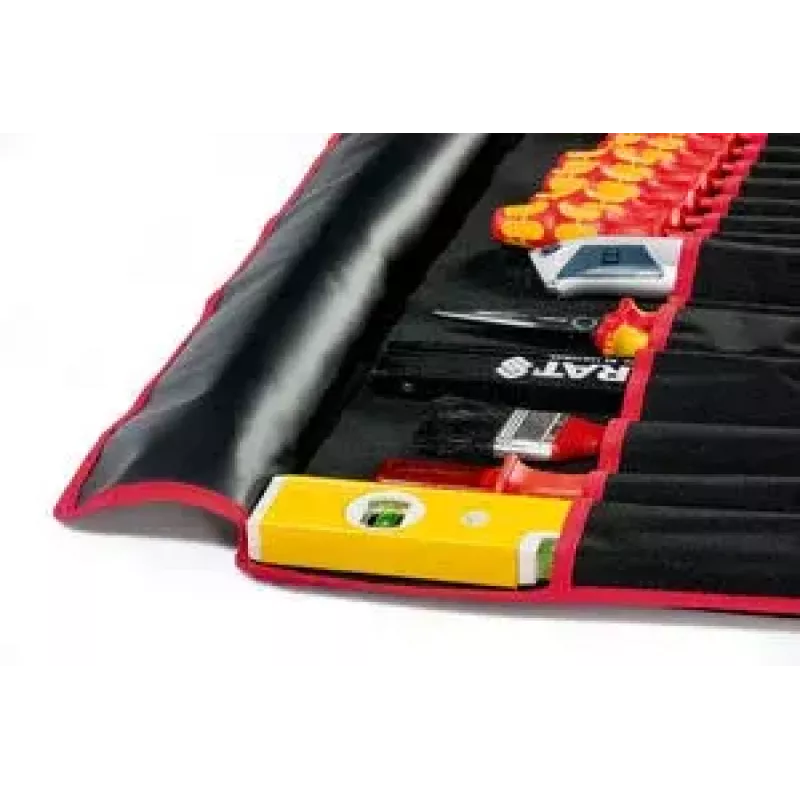 Werkzeugkoffer Parat 5990829991 Leder Schwarz Rot